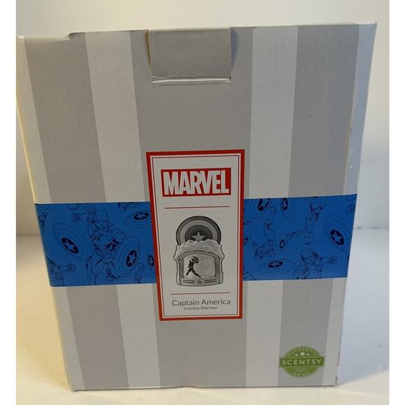 NIB Scentsy Marvel Captain America Wax Warmer Brand New NonInstructions No Wax - Picture 1 of 11